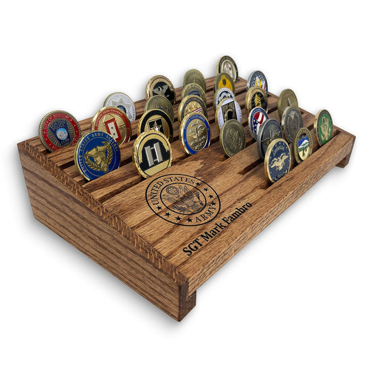Desktop Challenge Coin Holder – U.S. Army