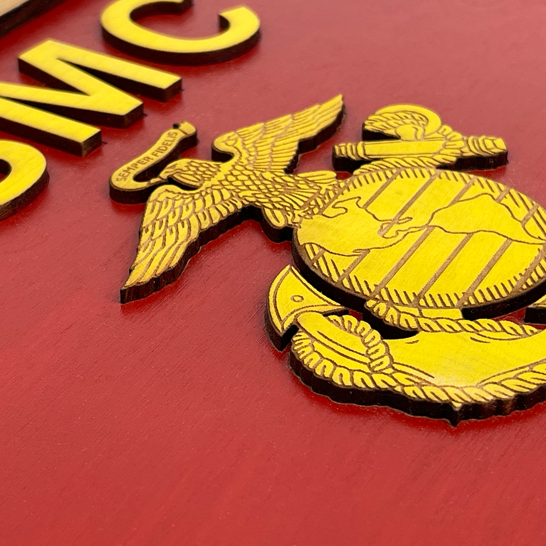 Handcrafted Guidon Plaque – USMC
