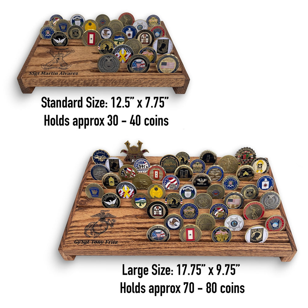 Desktop Challenge Coin Holder – USMC
