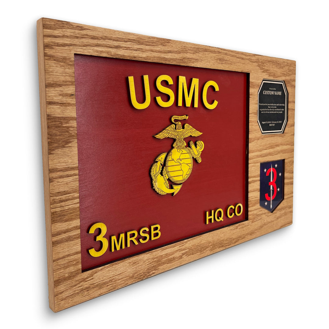 Handcrafted Guidon Plaque – USMC