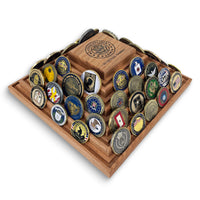 Spinning Challenge Coin Holder – U.S. Army